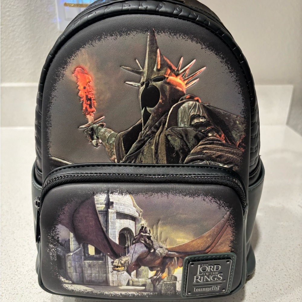 Loungefly Lord Of The Rings The Witch King Nazgul Glow In The Dark Backpack